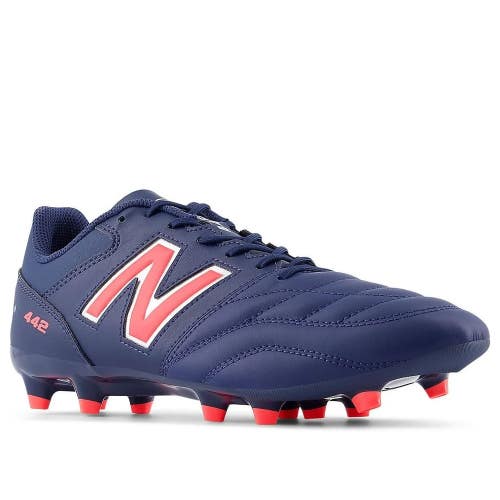 New Balance 442 Team FG V2 MS42FMP2 Mens 12 Wide Blue Red Football Boots DDK2112