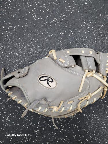 Used Rawlings GG ELITE BB/SB Catchers RH Throw Grey 33" 11849-S000045438
