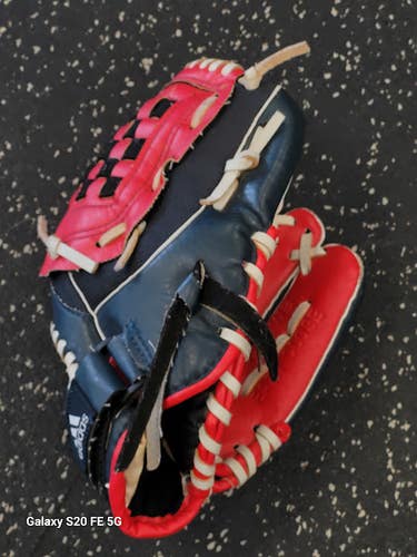 Used Adidas EAZY CLOSE BB/SB Glove T-ball Red 9 1/2" 11849-S000045422