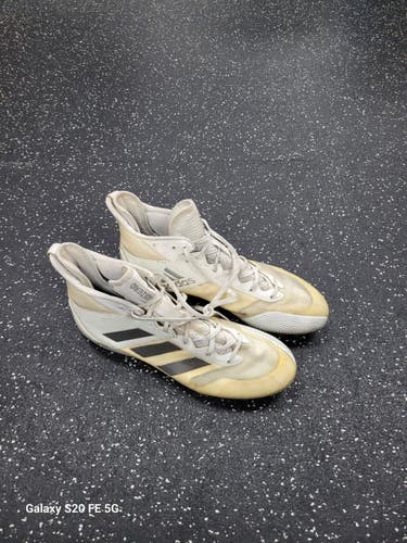 Used Adidas Adult FB Cleats White Senior 12 11849-S000045392