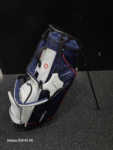 Used Maxfli HONORS Mens Stand Bag Navy Blue 11849-S000045358