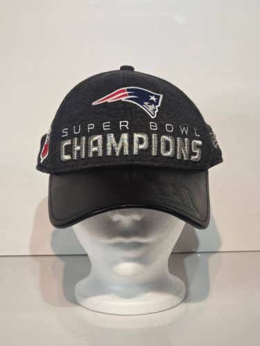 New England Patriots Super Bowl LI 51 Champions New Era 9FORTY Hat Cap PU Leather