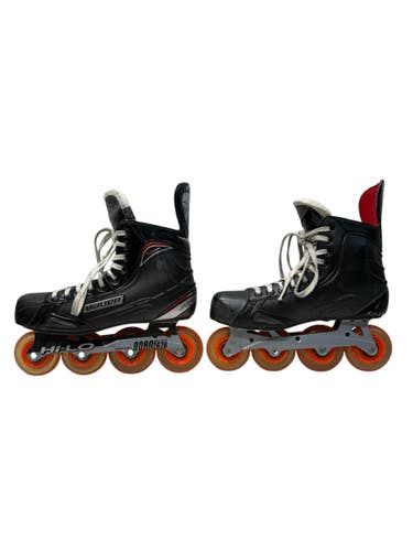 Used Bauer Roller Hockey Skates Black Senior 10.5 11835-S000213413