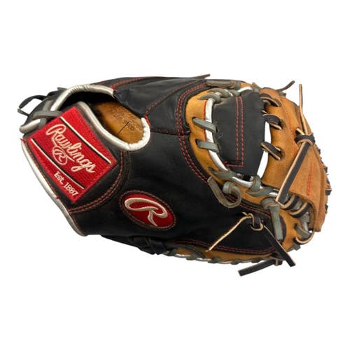 Used Rawlings R9CMU-23BT BB/SB Catchers RH Throw Black And Tan 32" 11835-S000208563
