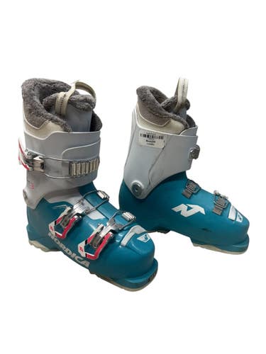 Used Nordica SPEED MACHINE 3 Womens DH Ski Boot Turquoise 225 MP - J04.5 - W5.5 11835-S000213989