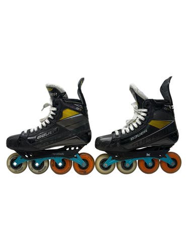 Used Bauer SUPREME 3S PRO Roller Hockey Skates Black Senior 10 11835-S000213051