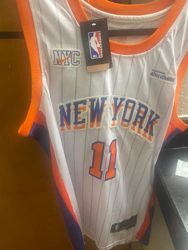 White XL Adult Unisex Nike Jersey (New) Jalen Brunson