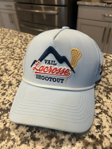 Vail Lacrosse Shootout tournament hat adult rope Stickstar performance