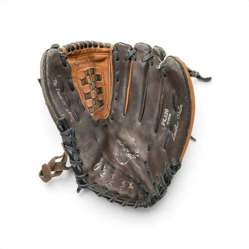 Used Rawlings PL120 BB/SB Glove RH Throw Brown And Black 12" 11735-S000370711