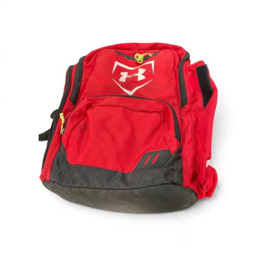 Used Under Armour BACKPACK BB/SB Player Backpack White/Black/Red 11735-S000370738