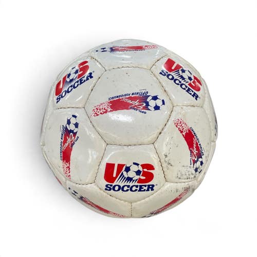 Used US SOCCER All Size Soccer Ball White 5 11735-S000370729