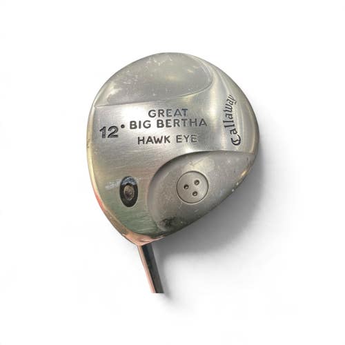 Used Callaway GREAT BIG BERTHA HAWKEYE Mens Driver LH 12.0 Degree 11735-S000370859