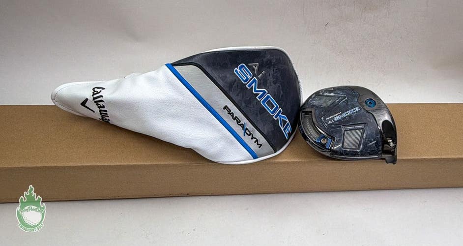 Right Handed Callaway Paradym Ai-Smoke Max Driver 10.5* HEAD ONLY Golf Club