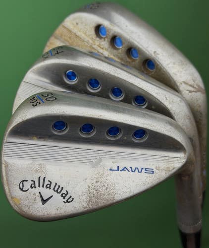 Callaway Jaws Raw MD5 Wedge Set 50-10*, 54-12*, 60-08* Graphite KBS TGI 100 RH