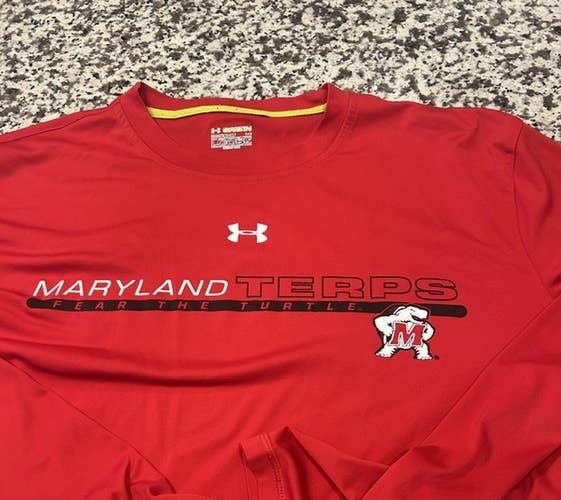 Under Armour Maryland L large team long sleeve shooter shirt Protect This House