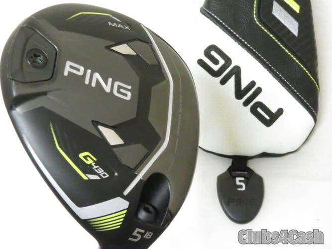 PING G430 MAX Fairway 18 5 Wood Alta CB 65 Black Stiff Flex +Cover MINT