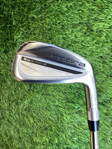 Cobra King Tec-X Forged 7 Iron Demo Fitting Club With Stiff Steel Shaft 38
