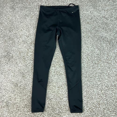 Nike Pants Women Medium Black Athletic Dri FIT Running Tights Activewear Gym