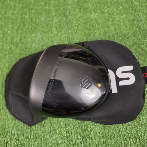 STIX Black 10.5 460cc Titanium Driver Golf Club Head Only Left Handed LH Dent
