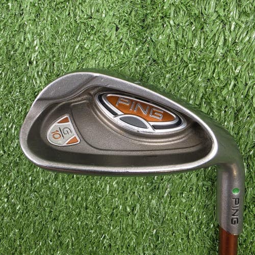 Ping G10 Green Dot SW Sand Wedge TFC 129I Graphite Regular Flex RH 35.5"
