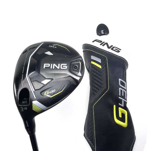 LEFTY Ping G430 Max 3 Fairway Wood 15* HZRDUS RDX Smoke Red 6.0 70g Stiff LH HC