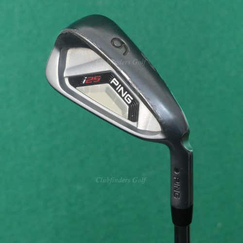 Ping i25 Black Dot Single 6 Iron Factory CFS Steel Regular *READ*