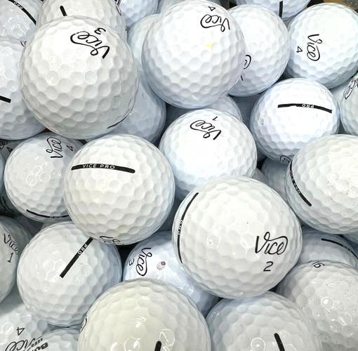 15 Premium AAA White Vice Pro Used Golf Balls