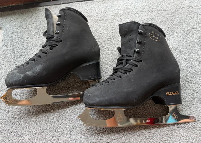 EDEA Chorus Figure Skates - Size 225 (Used) with 8.5” Apex Ultima Elite blade