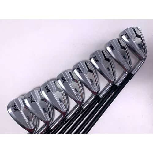 PXG 0211 2021 Iron Set 4-PW+GW Mitsubishi Chemical MMT 304SS 80g Stiff RH +1.5''
