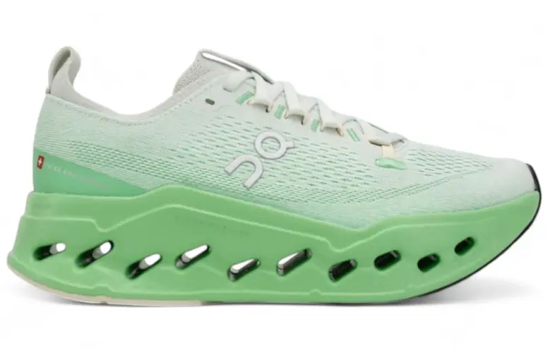 Size 6.5 - On Running Cloudsurfer Max Mineral Honeydew (Women's) 3WF30224288