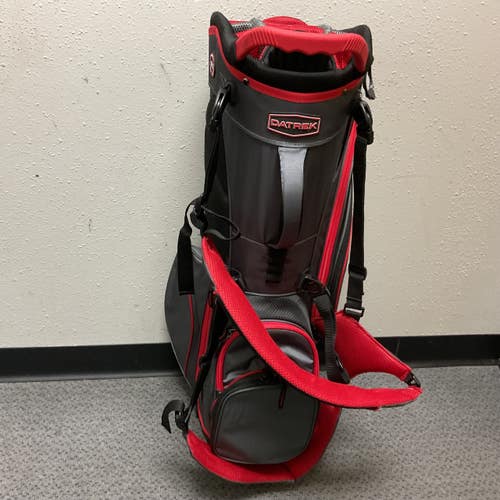 Used Datrek GO LITE HYBRID Mens Stand Bag Grey And Red 11855-S000211844
