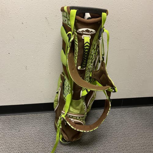 Used Sun Mountain SUPERLIGHT 3.5 Mens Stand Bag Kelly green 11855-S000211829