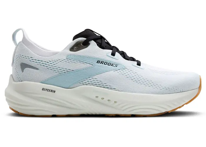 Size 13 - Brooks Glycerin 22 Bright White Winter Sky Black 110445-1D-175