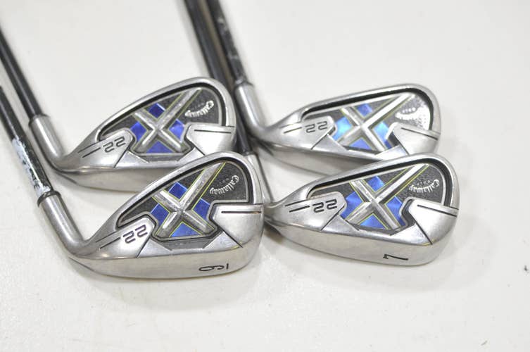 Callaway X-22 6-9 Iron Set Regular Flex Right 75g Graphite #228314