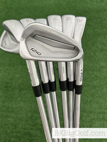 Ping i210 Iron Set 4-W / KBS Tour 120 Stiff