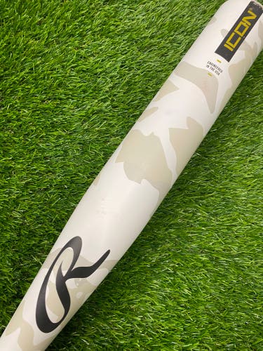 2025 Rawlings Icon Composite Bat USSSA Certified (-8) Composite 24 oz 32" (Used)