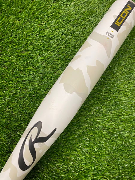 2025 Rawlings Icon Composite Bat USSSA Certified (-8) Composite 24 oz 32" (Used)