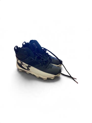 Used Under Armour BRYCE HARPER MID CLEAT BB/SB Cleats Black Youth 06.5 11846-S000112171