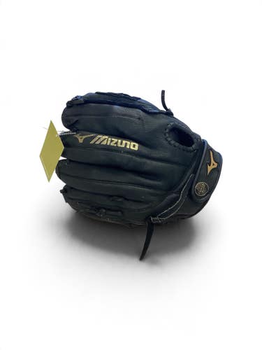Used Mizuno MMX 123P BB/SB Glove RH Throw Black 12" 11846-S000112170