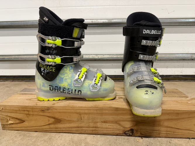 Dalbello Menace 4 Junior Ski Boots – 22.5 Mondo – 4 Buckle