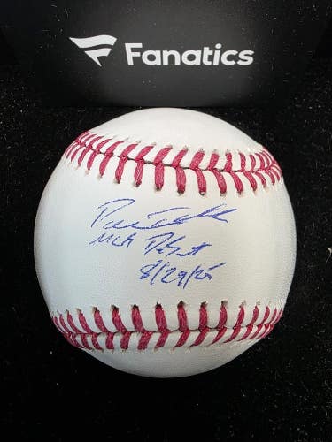 Red Sox PAYTON TOLLE "MLB Debut 8/29/25" Signed Autographed Baseball FANATICS
