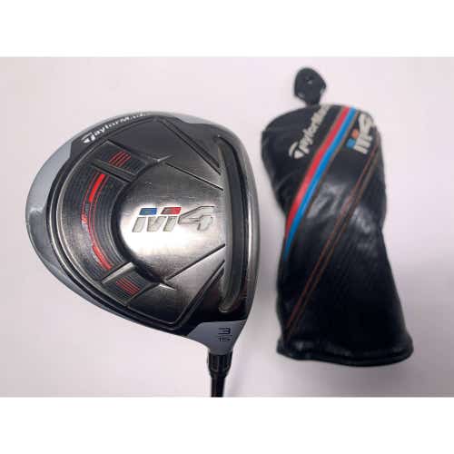 TaylorMade M4 3 Fairway Wood 15* Fujikura Atmos red 6S Stiff Graphite Mens RH HC