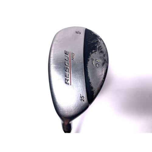 LEFTY TaylorMade Rescue Mid 5 Hybrid 25* Ultralite Regular Graphite Mens LH