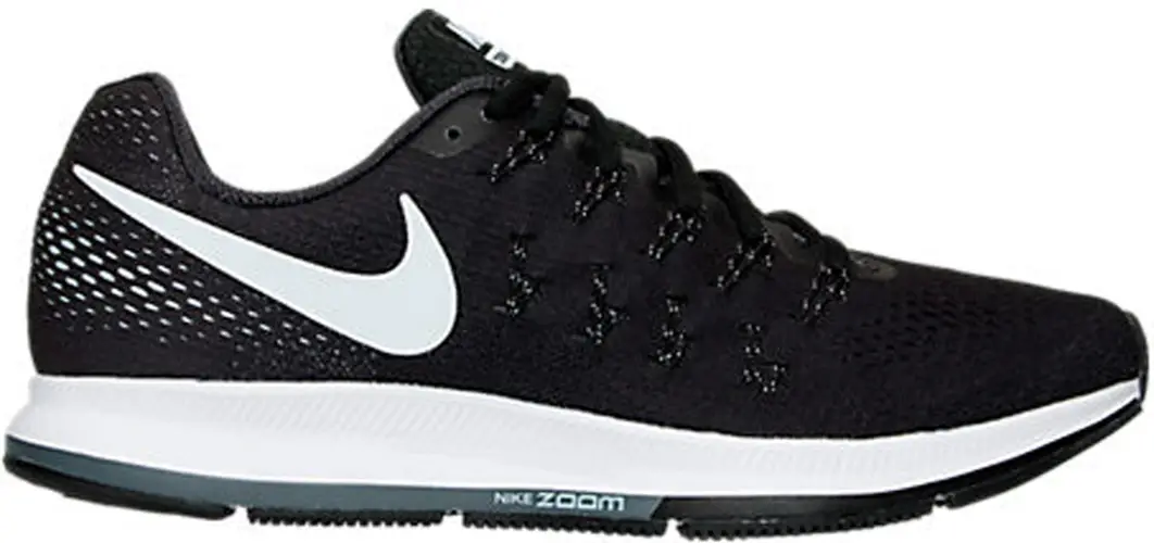 Size 12 - Nike Air Zoom Pegasus 33 Black White 831352-001