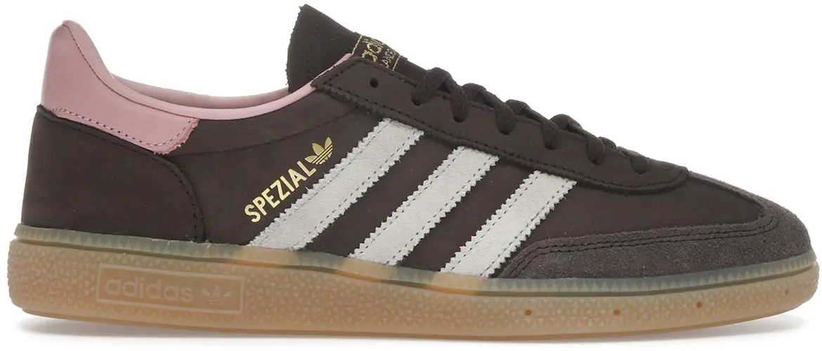 Size 10 - adidas Handball Spezial Dark Brown Wonder Mauve (Women's) JR0852