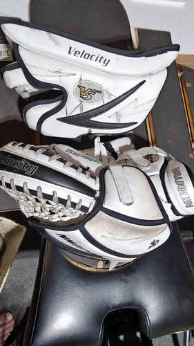 Vaughn Velocity V5 7365 Glove and Blocker (Intermediate)