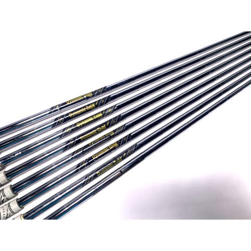True Temper Dynamic Gold S300 Stiff Iron Set of 8 Shafts 34.50''-37.75'' 0.355
