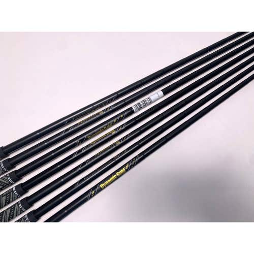 True Temper DG Mid S400 Tour Issue Stiff Iron Set of 7 Shafts 34.50''-37'' 0.355
