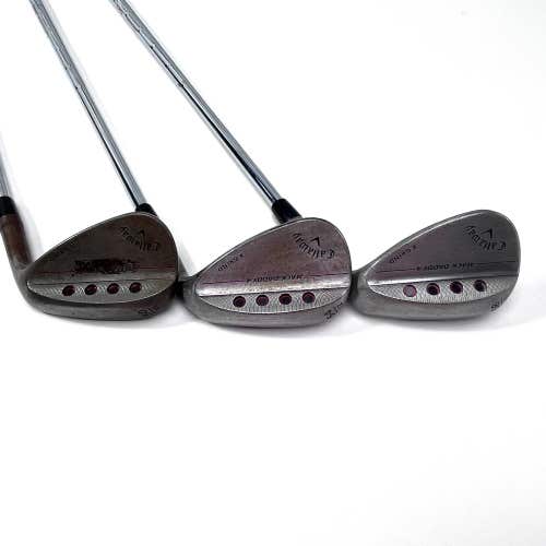 Callaway Mack Daddy 4 Raw Wedge Set 50* 10 | 54* 12 | 58* 12 NS Pro Modus 3 RH