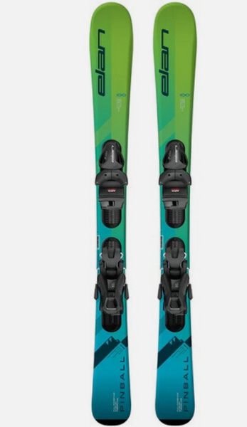 NEW 2026 Elan 80cm Pinball Kids skis with EL 4.5 GW size